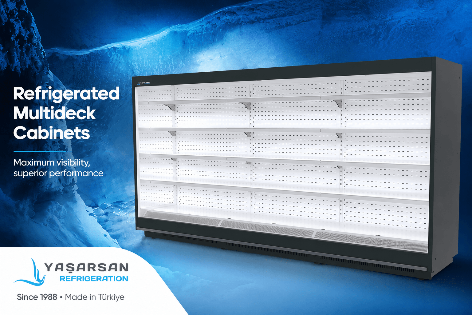 Wall Type Refrigerated Multideck Cabinet
