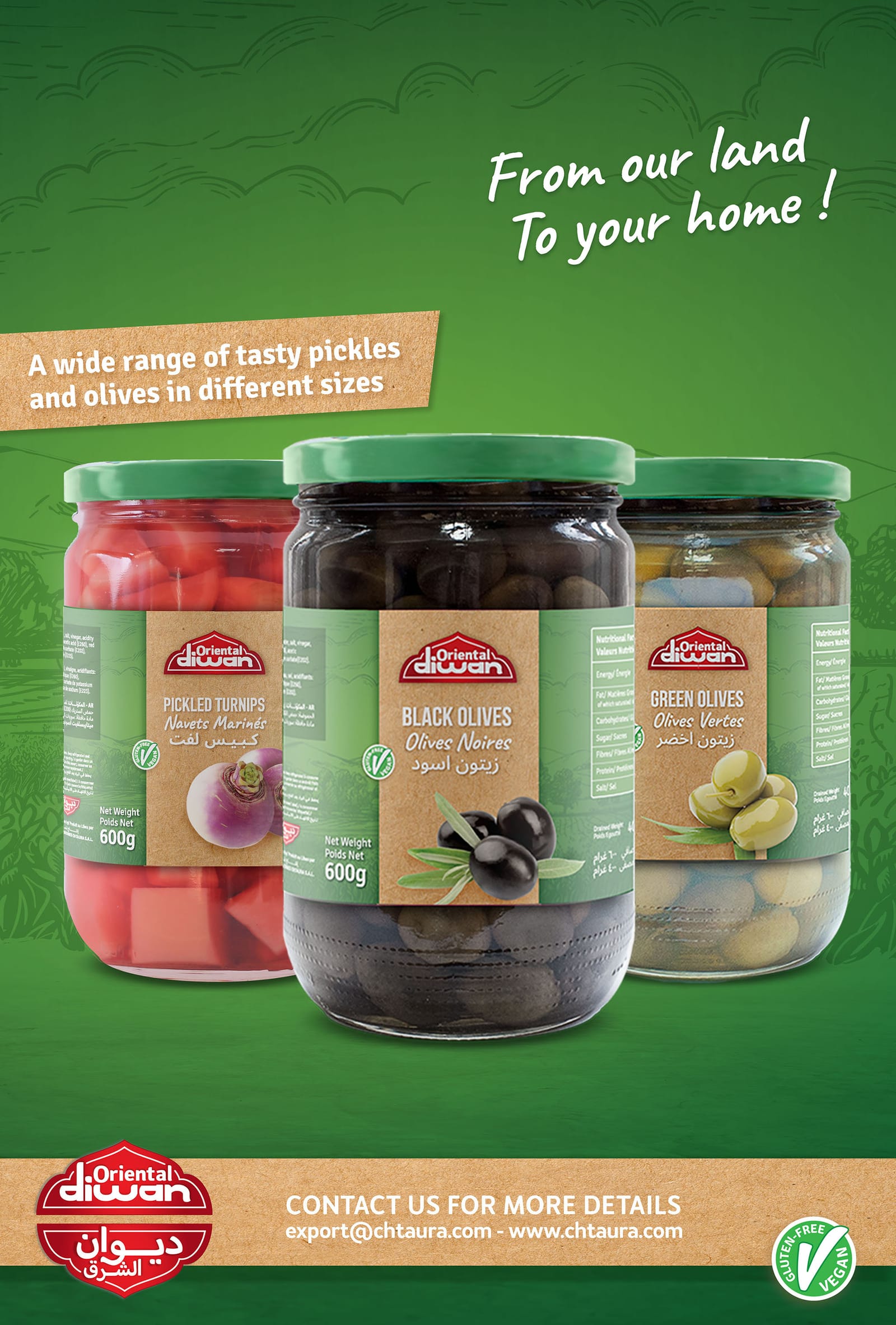 Oriental Diwan 600g Pickles
