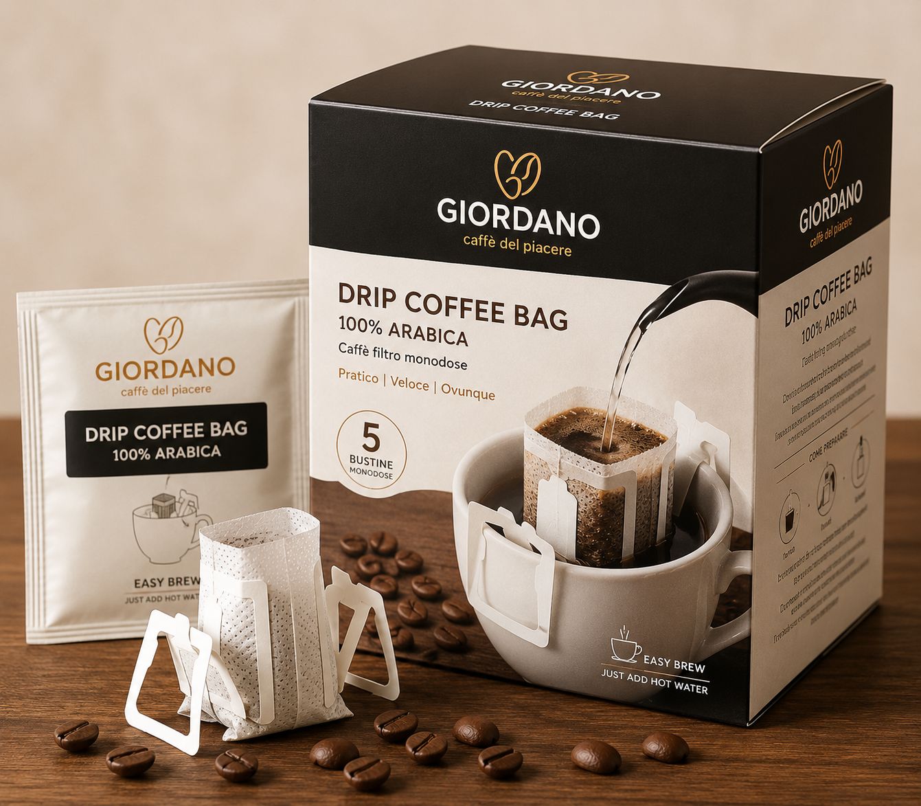 Giordano Drip Coffee Bag (5 bolsitas)