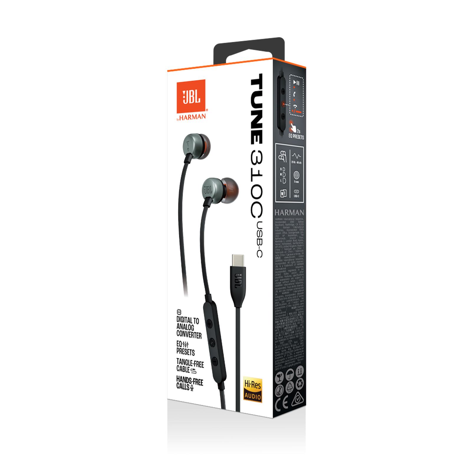 JBL TUNE 310C BLACK