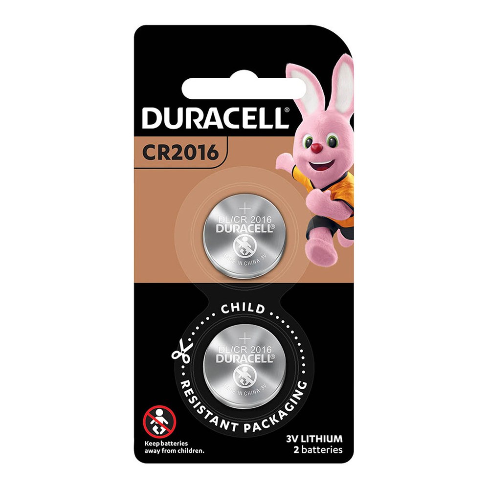 Duracell Pila Botón Litio (CR2016) · Blíster 5 uds