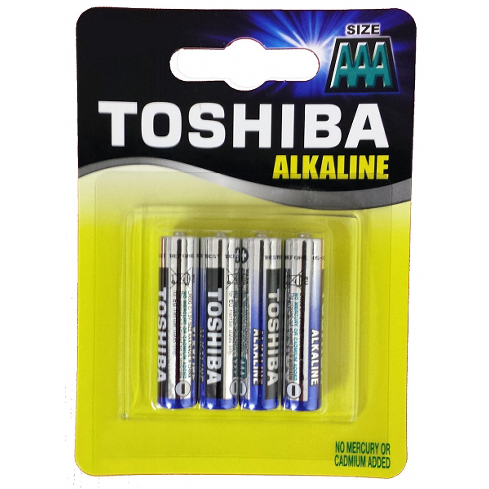 Toshiba Pila Alcalina AAA (LR03GCA BP-AC) · Blíster 4 uds