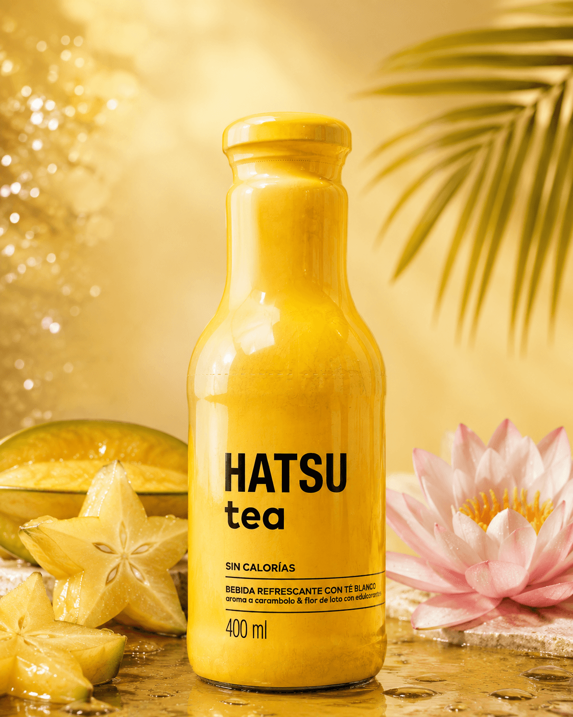 HATSU Tea – Té Blanco con Frutas Tropicales 400 ml