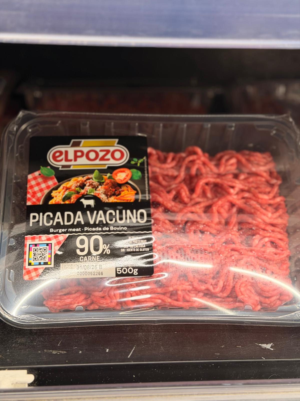 ElPozo Picada Vacuno 90% Carne 500g