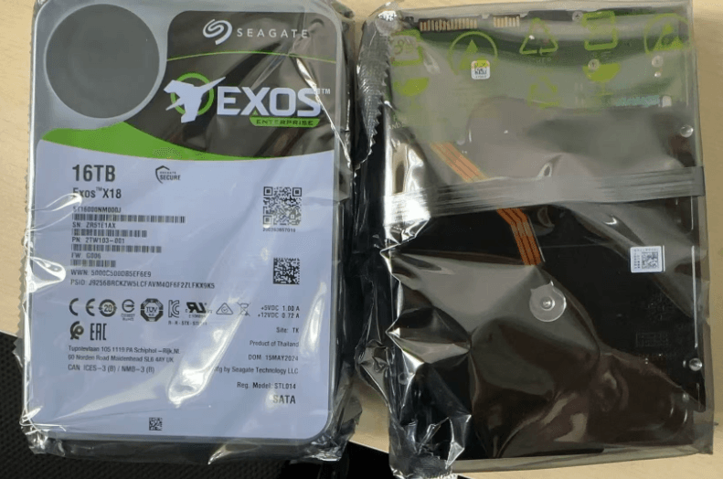 Seagate Exos 16TB 3.5" — ST16000NM000J