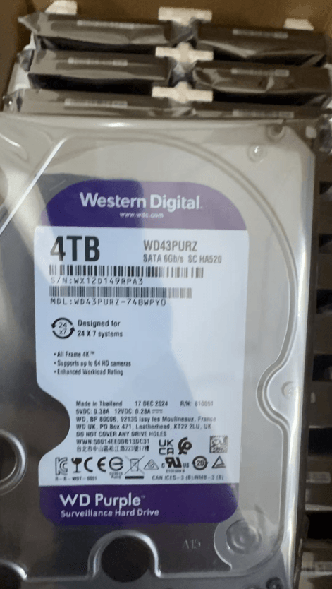 WD Purple 4TB 3.5" — WD43PURZ