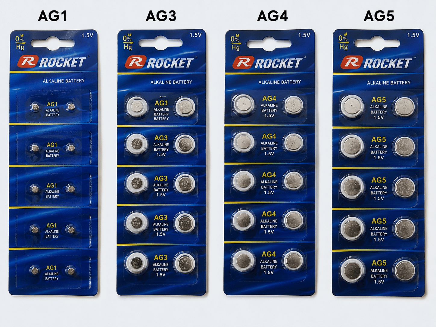 AG1,AG3, AG4, AG5