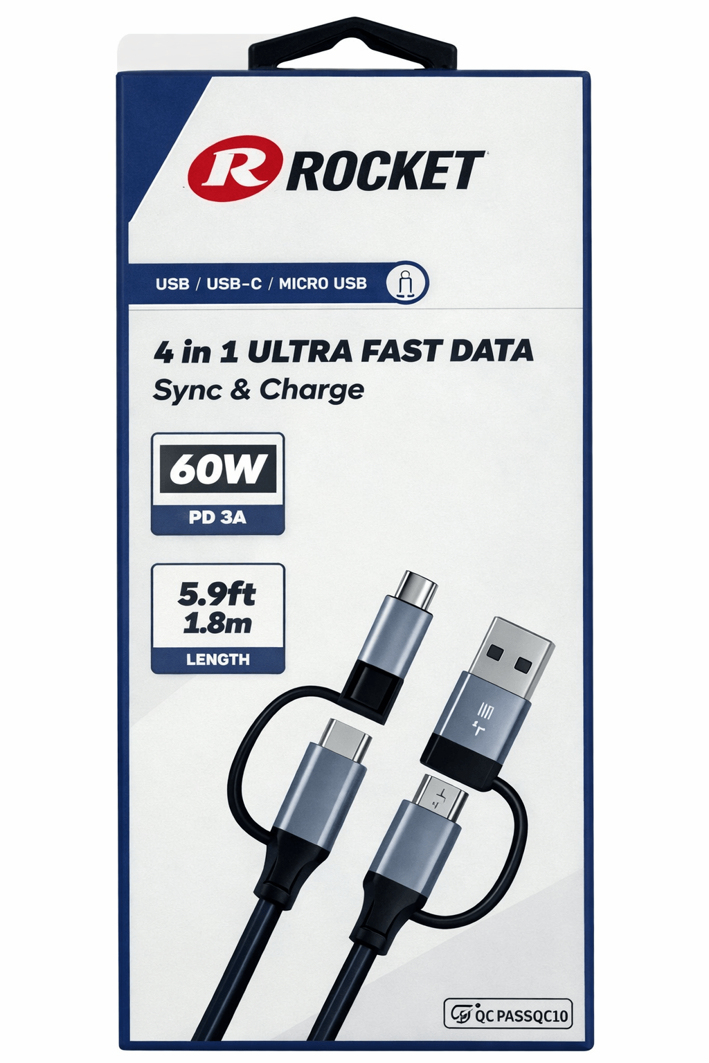 4 in 1 Charging Cable