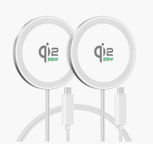 JH025 Desktop Qi 2.2 25W Wireless Phone Charger 1.2m Black