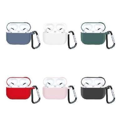 Apple AirPods Pro silicon case (with hanger) Black