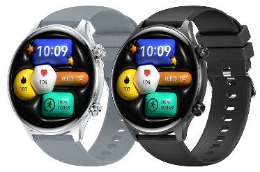 J14 Round 1.75 inch AMOLED Large Screen Sports Watch Talking Watch black