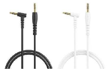NB-R272 Elbow PVC 3.5 to 3.5 1m Audio Cable Black