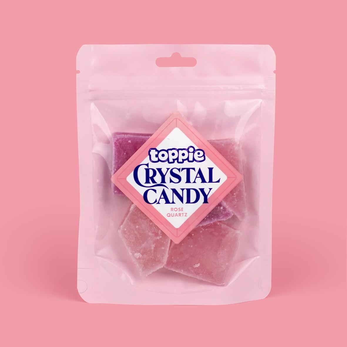 Crystal Candy Rose Quartz Strawberry 80g